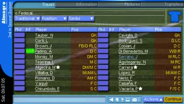 Championship Manager 2006 (EU) screen shot game playing